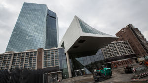ECB:s huvudbyggnad i Frankfurt Europeiska centralbankens nya huvudbyggnad i Frankfurt
