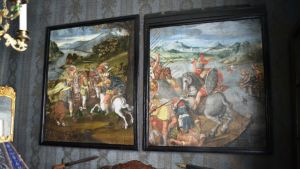 Bataljmålningarna från 1500-talet. Tavlor från 1500-talet på Stensböle gård.