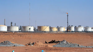 Gasanläggningen In Amenas under gisslandramat 2013. Gasanläggningen In Amenas i Algeriet i januari 2013.