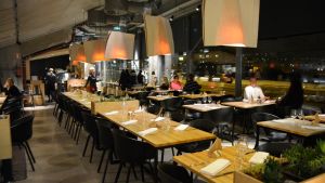 Borgårestaurangen Bistro Sinne ligger i Konstfabriken på västra åstranden. Bistro Sinne i Borgå.