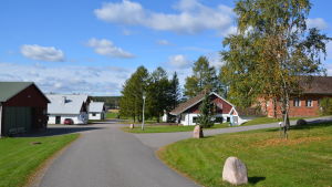 Arkivbild från området i Sjökulla. Olika byggnader vid civiltjänstcentralen i Lappträsk.