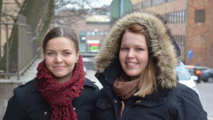 Ann-Sofi Österberg och Taina Riekkinen. Ann-Sofi Österberg och Taina Riekkinen.