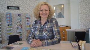 Martina Österberg är turistsekreterare i Raseborg. Turistsekreterare Martina Österberg i Raseborg.