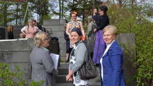 Mikaela Smedinga och Barbro Molander Bland guiderna Mikaela Smedinga och Barbro Molander