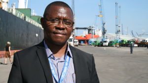 Hebel Mhanga, chef för Dar es Salaams hamn Hebel Mhanga är chef för Dar es Salaams hamn.
