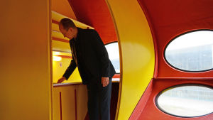 Johannes von Martens tycker köket liknar vad man har i segelbåtar. Johannes von Martens, futuro, futurohuset, WeeGee,