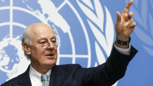 Staffan de Mistura är det tredje FN-sändebudet att ta sig an konflikten i Syrien, och den första att få tillstånd konkreta fredsförhandlingar. FN:s särskilda sändebud till Syrien, Staffan di Mistura.