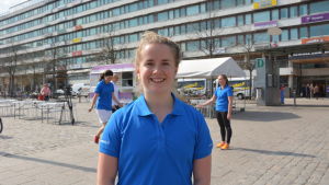 Andrea Sågbom från Finlands svenska idrott.