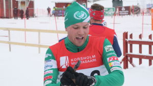 Victor Lövdal satsa under många år på skidåkningen. IF Femmans Victor Lövdal vid FSS-mästerskapen i Vörå 2016.