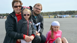 Eva-Maria, Samuel, Alina och Amanda Nyholm. Eva-Maria, Samuel, Alina och Amanda Nyholm