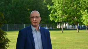 Henrik Ingo Chefen för Röda korsets flyktingförläggning i Korsnäs, Henrik Ingo.