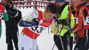 Lindvall slutade 74:a i sin hittills enda världscupstart i Lahtis fristilssprint i februari 2016. IF Minkens Christoffer Lindvall vid FSS-mästerskapen i Vörå 2016.
