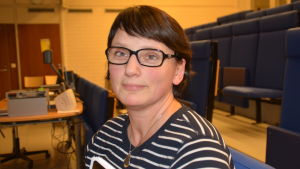 För Cilla Löfgren är det helt främmande att barn i grundskolan ska börja lära sig att koda. Cilla Löfgren från Ekenäs.