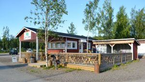Utbudet för turister är ännu begränsat vid Joensuun tila, men de två följande åren ska området byggas ut. (Arkivbild) Café Sibbe i Sibboviken.