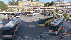 Borgåborna flyttar till studieorter och grannkommuner. bussar på borgå busstation 05.10.15