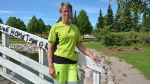 Sonja Österholm. Sonja Österholm säger att det blir dyrt för staden att åtgärda skadegörelsen.