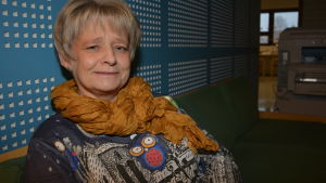 Ann-Sophie Blomqvist, lektor i sociala ämnen och en av grundarna av Vasa mödra- och skyddshem. ann-sophie blomqvist