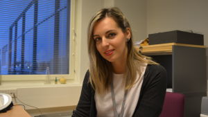 Blanka Simidzija. Blanka Simidzija, biträdande inspektör på Migrationsverkets enhet i Vasa.