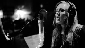 Adele studiossa.