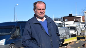 Kalle Niemi är kommodor för Hangö Segelförening. Kalle Niemi från Hangö segelförening.