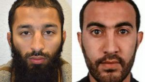 Khuram Shazad Butt och Rachid Redouane Khuram Shazad Butt och Rachid Redouane - attentatsmän i London 3.6.2017.