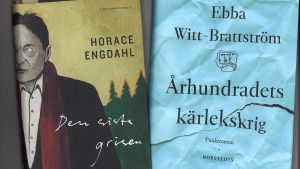 Böckerna om Ebba och Horace. Pärmiblderna till Ebba Witt-Brattströms och Horace Engdahls böcker.