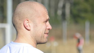 Joakim Jakobsson avgjorde semifinalen. Joakim Jakobsson spelar amerikansk fotboll för Wasa Royals.