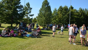 Efter paraden blev det picknick och program i Centralparken. Efter paraden blev det picknick och program i Centralparken.