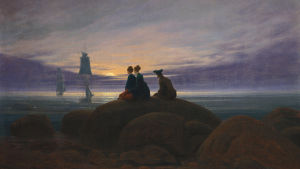 Caspar David Friedrich - Mondaufgang am Meer (1822)