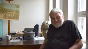 Henrik von Pfaler, vd och rektor för Borgå folkakademi. Borgå folkakademis rektor Henrik von Pfaler.