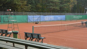 Hangö är känd för att ordna högklassiga tennisevenemang. Tennisplan i Hangö