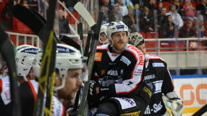 Henrik Tallinder har fått stå i rejält i TPS bakre led. Henrik Tallinder i TPS-uniform, november 2015.