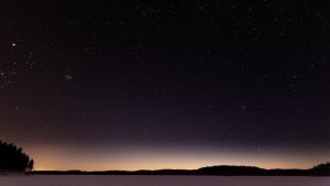 tähtitaivas, kuvattu Orivedellä vuonna 2013