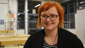 Kommundirektör Tiina Heikka säger att det är en bra "drive" just nu i kommunen. Lappträsks kommundirektör Tiina Heikka.