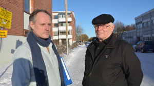 Lars Skog och Johan Stoor från Intresseföreningen för en levande skärgård. Lars Skog och Johan Stoor, ordförande och vice ordförande i Intresseföreningen för en levande skärgård.