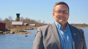 Kenth Nedergård. Kenth Nedergård, verksamhetsledare för föreningen Världsarvet i Kvarken