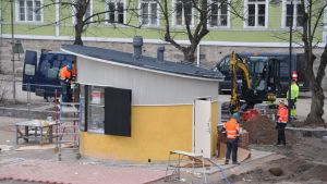 Den nya cafékiosken blir cirkelrund. cafe- och kioskbygge på östra åstranden i borgå 31.03.16