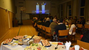 De gemensamma festerna har blivit populära. Invandrarbyrån ordnade fest för syriska flyktingar och vänfamiljer i Raseborg