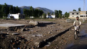 Pakistanska myndigheter jämnade bin Ladens hus med marken för att det inte skulle bli vallfärdsort för islamister Pakistanska myndigheter rev Osama bin Ladens hus