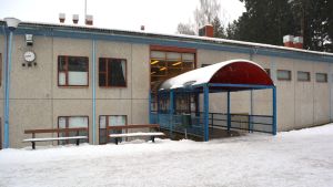 I Näse skola fanns det länge problem med inomhusluften. Nu är skolan riven. Arkivbild Näse skola utifrån.