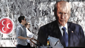 Nationalistpartiet MHP:s ledare Devlet Bahceli Nationalistpartiet MHP:s ledare Devlet Bahceli