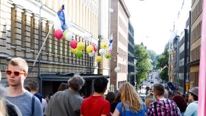 Universitetet ute i samhället. En av tankarna med Thinkfest som pågår denna vecka i Helsingfors. Folket och universitetet möts.