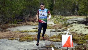 Fredric Portin är just nu Finlands främsta orienterare på herrsidan. Fredric Portin, Toppligan, våren 2017.