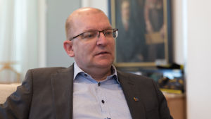 Industrifackets ordförande Riku Aalto vill absolut inte ha en förlängning av konkurrenskraftsavtalet. Riku Aalto / Teollisuusliiton puheenjohtaja / Ammattiliittojen toiminta / Hakaniemi 14.06.2017