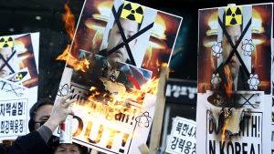 Nordkoreas fjärde kärnvapenprov i början av januari 2016 utlöste oro och skarpa protester i Sydkorea Nordkoreas fjärde kärnvapenprov i början av januari 2016 utlöste oro och skarpa protester i Sydkorea