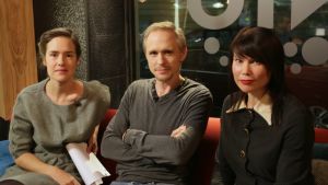 Jessica Grabowsky, Sampo Sarkola och Hannele Mikaela Taivassalo. Jessica Grabowsky, Sampo Sarkola och Hannele Mikaela Taivassalo