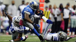 Efter Calvin Johnsons kommentarer har det spekulerats ifall hjärnskakningar legat bakom beslutet att avsluta karriären. Calvin Johnson.