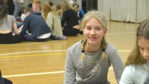 Det skulle vara bra ifall skolan kan delas upp mellan lågstadieelever och högstadielever, tycker Ronja Berntzen Ronja Berntzen
