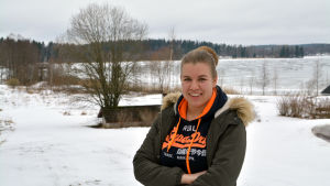 Linnea Lindfors har varit aktiv i Svensk ungdom redan i fem år. Linnea Lindfors, kommunalvalskandidat för SFP i Lappträsk 2017