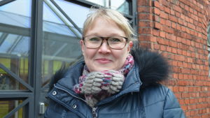 Marie-Louise Hindsberg säger att pulkbacken har gamla anor. Marie-Louise Hindsberg
